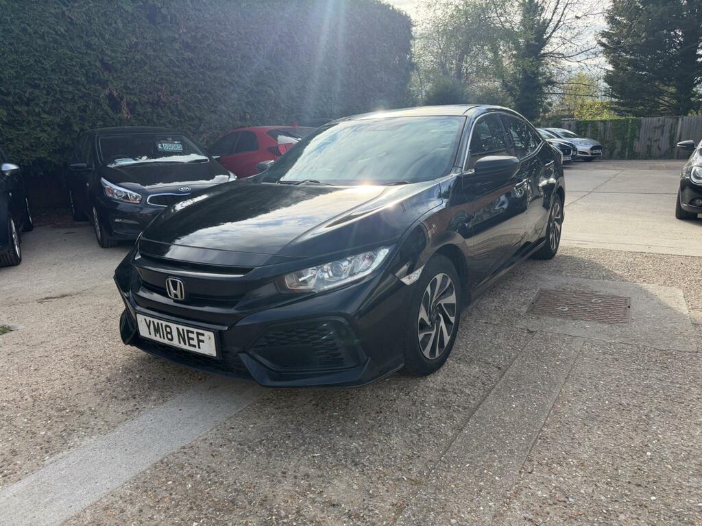 Honda Civic 1.0 Vtec Turbo Se Euro 6 Ss YM18NEF Black #3