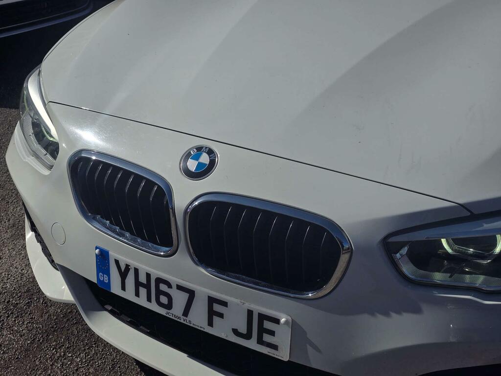 BMW 1 Series 2.0 118D M Sport YH67FJE White #5