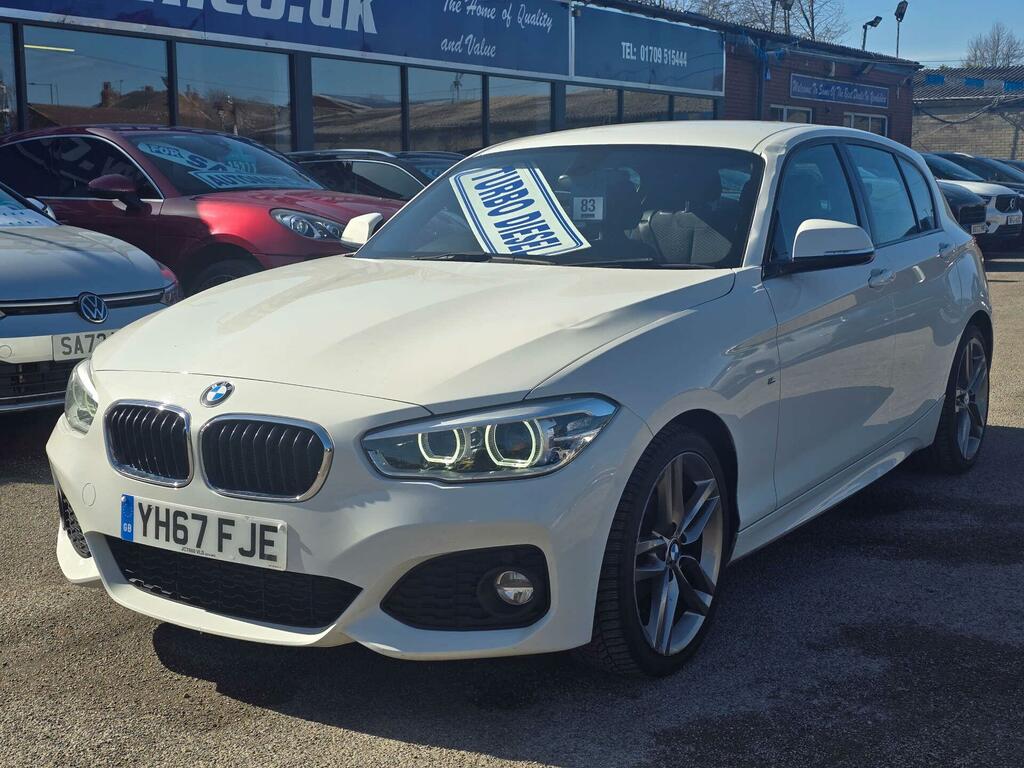 BMW 1 Series 2.0 118D M Sport YH67FJE White #3