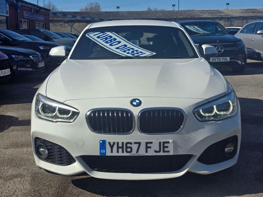 BMW 1 Series 2.0 118D M Sport YH67FJE White #2