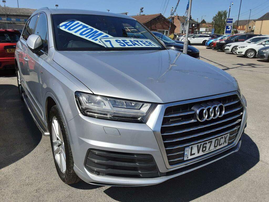 Audi Q7 3.0 Q7 S Line Tdi Quattro 4Wd LV67OCX Silver #5