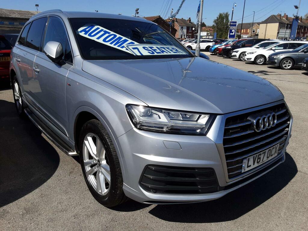 Audi Q7 3.0 Q7 S Line Tdi Quattro 4Wd LV67OCX Silver #4
