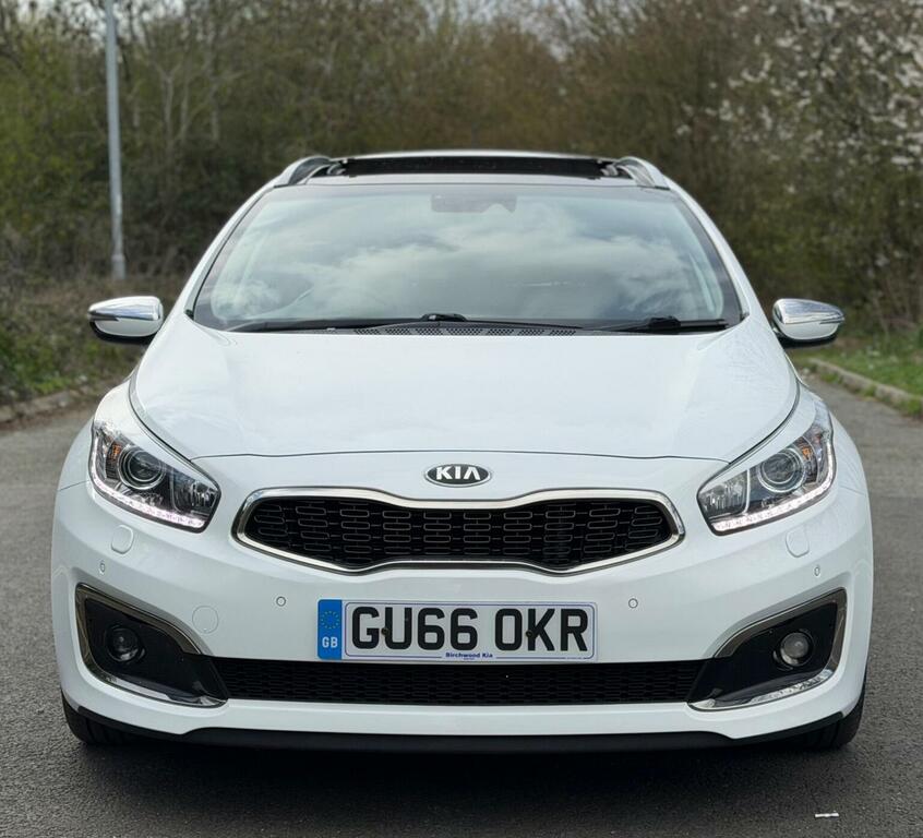Kia Ceed Estate 1.6 Crdi 4 Tech Sportswagon Euro 6 Ss GU66OKR White #2