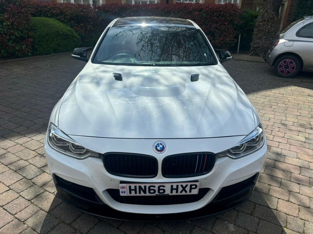 BMW 3 Series 2.0 330E M Sport Saloon HN66HXP White #5