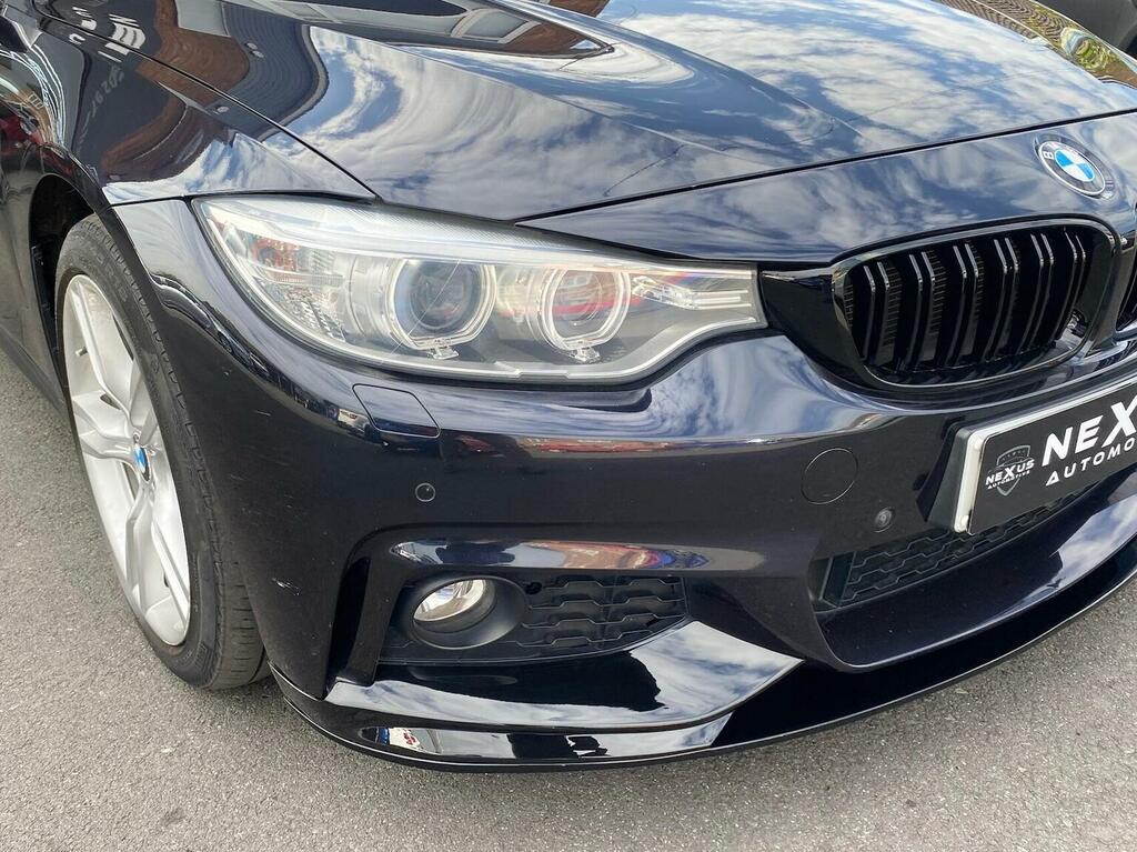 BMW 4 Series Gran Coupe Hatchback 2.0 420D M Sport Euro 6 Ss YD15YVG Black #3