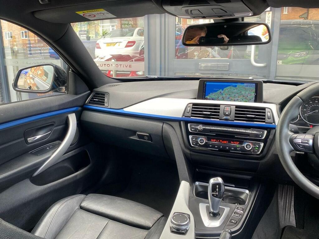 BMW 4 Series Gran Coupe Hatchback 2.0 420D M Sport Euro 6 Ss YD15YVG Black #4