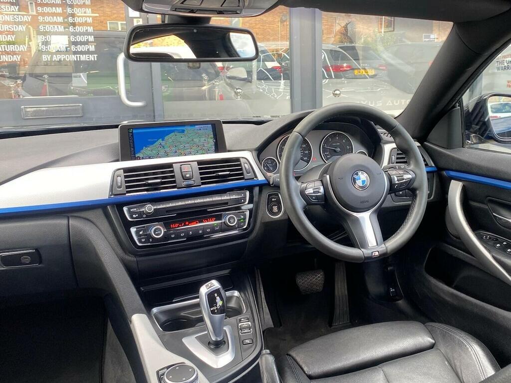 BMW 4 Series Gran Coupe Hatchback 2.0 420D M Sport Euro 6 Ss YD15YVG Black #6