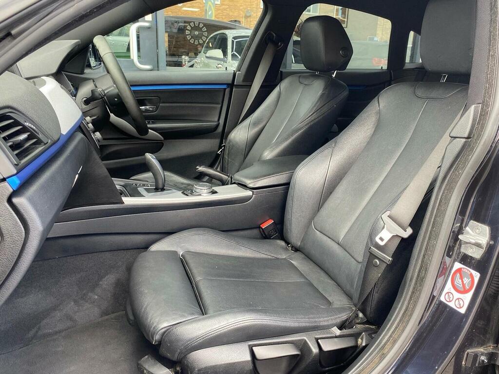 BMW 4 Series Gran Coupe Hatchback 2.0 420D M Sport Euro 6 Ss YD15YVG Black #2