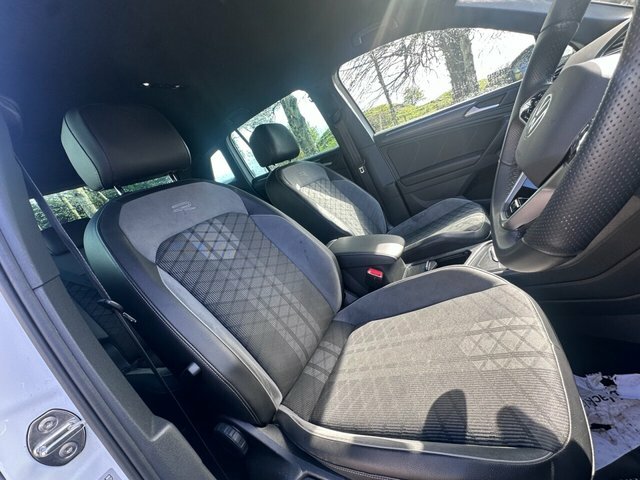 Volkswagen Tiguan 2021 2.0 Tdi R-line Suv Dsg Euro 6 Ss SRZ3865 White #2