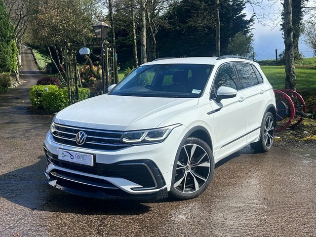 Volkswagen Tiguan 2021 2.0 Tdi R-line Suv Dsg Euro 6 Ss SRZ3865 White #5