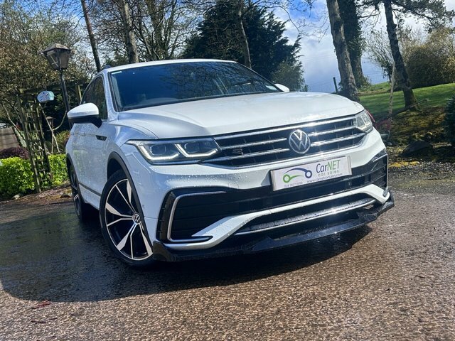 Volkswagen Tiguan 2021 2.0 Tdi R-line Suv Dsg Euro 6 Ss SRZ3865 White #6
