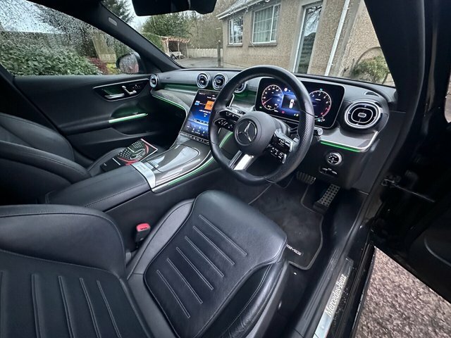 Mercedes-Benz C Class 2022 1.5 C200h Mhev Amg Line Premium Estate Black #3