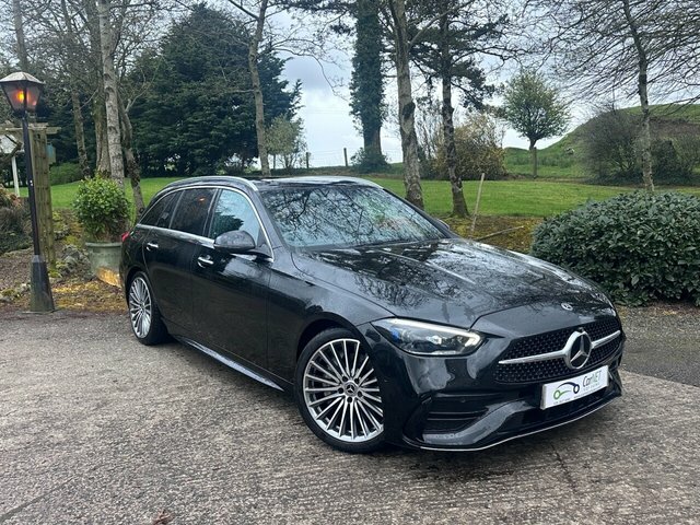 Mercedes-Benz C Class 2022 1.5 C200h Mhev Amg Line Premium Estate Black