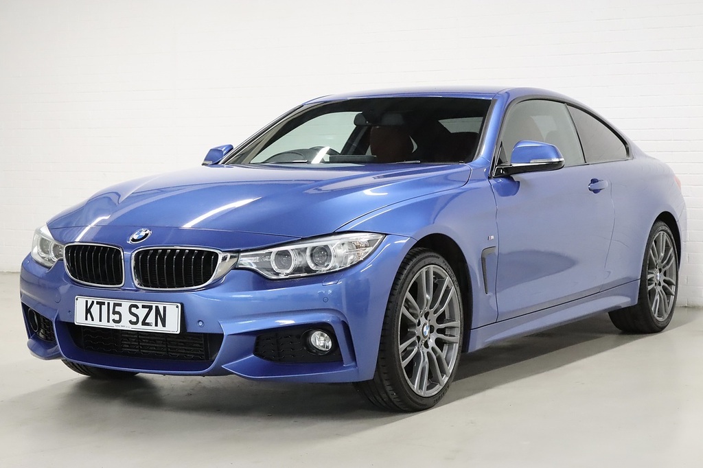 BMW 4 Series 420I M Sport KT15SZN Blue #3