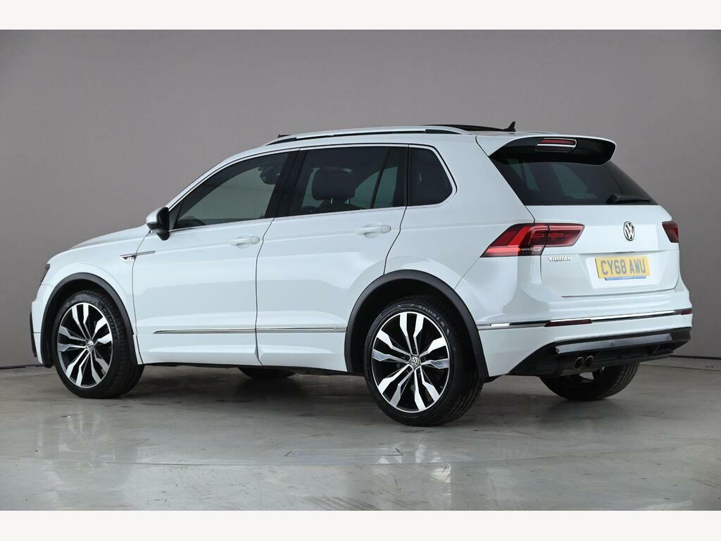 Volkswagen Tiguan 2.0 Tdi R-line Dsg Euro 6 Ss CY68AWU White #4