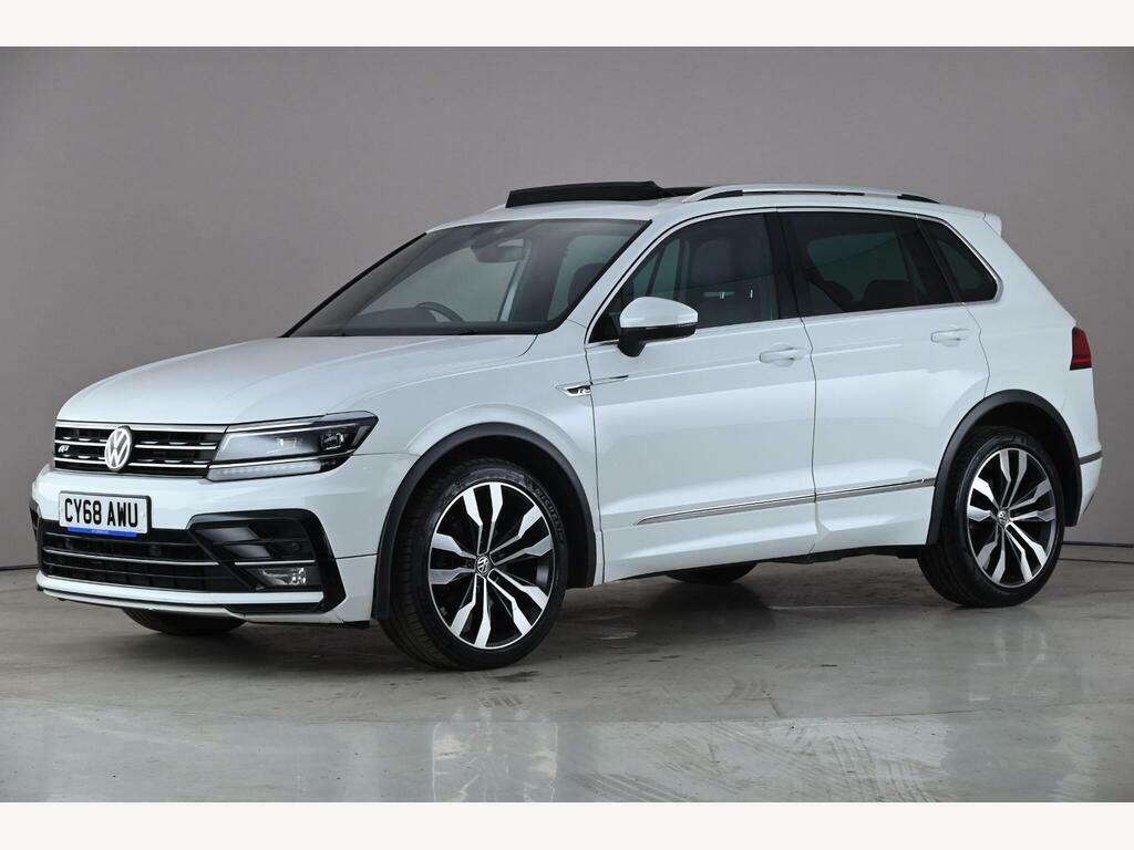 Volkswagen Tiguan 2.0 Tdi R-line Dsg Euro 6 Ss CY68AWU White #2