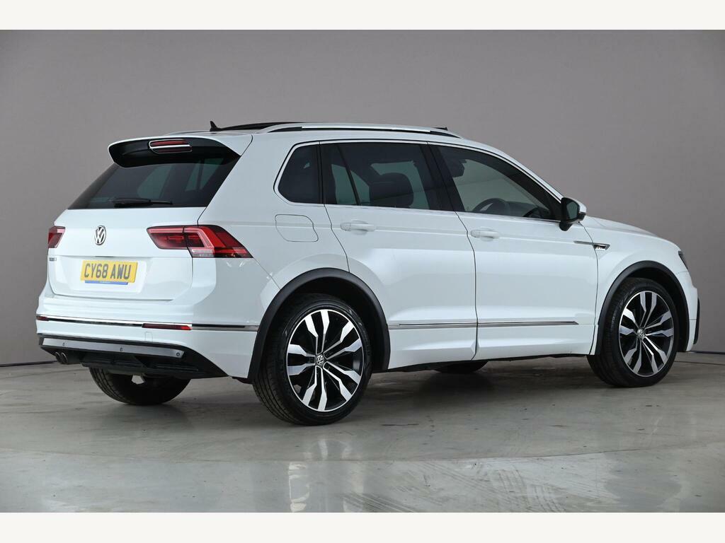 Volkswagen Tiguan 2.0 Tdi R-line Dsg Euro 6 Ss CY68AWU White #3