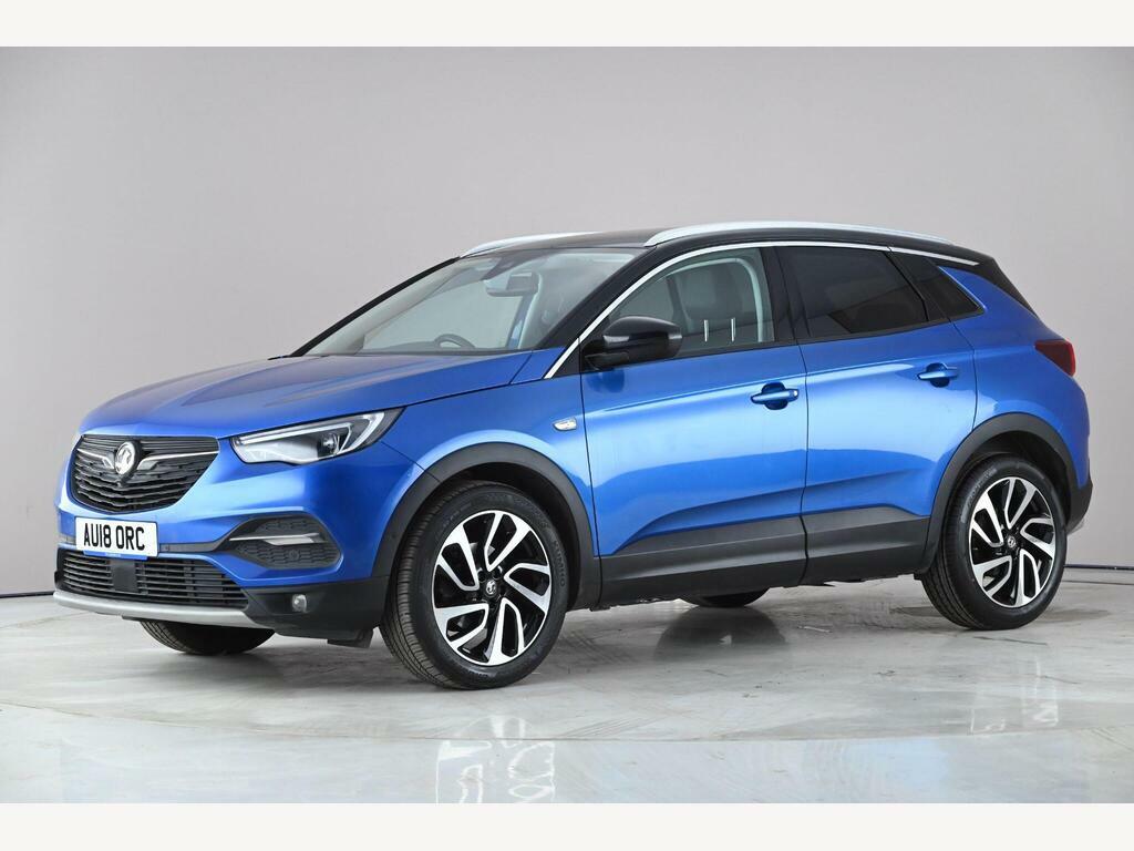 Vauxhall Grandland X 1.2 Turbo Elite Nav Euro 6 Ss AU18ORC Blue #2