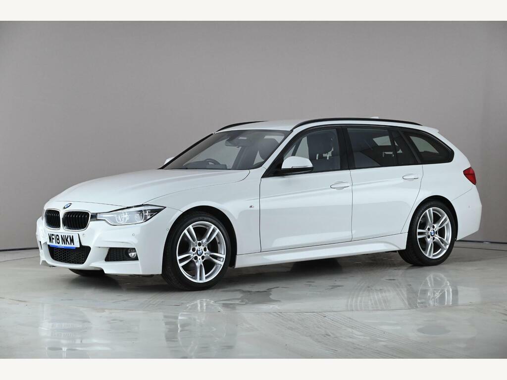 BMW 3 Series 2.0 320D M Sport Touring Euro 6 Ss White #2