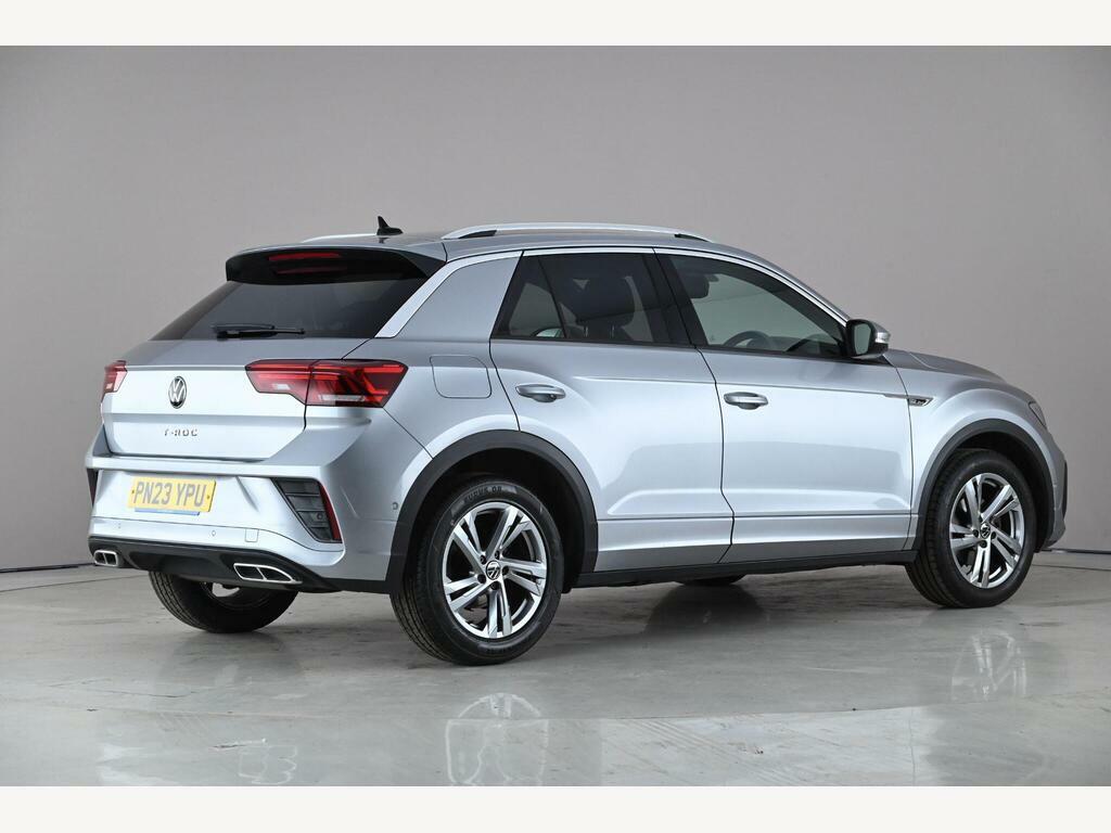 Volkswagen T-Roc 1.5 Tsi R-line Dsg Euro 6 Ss PN23YPU Silver #2