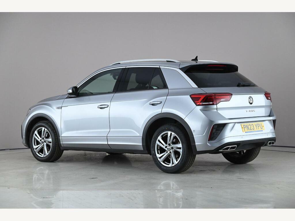 Volkswagen T-Roc 1.5 Tsi R-line Dsg Euro 6 Ss PN23YPU Silver #4