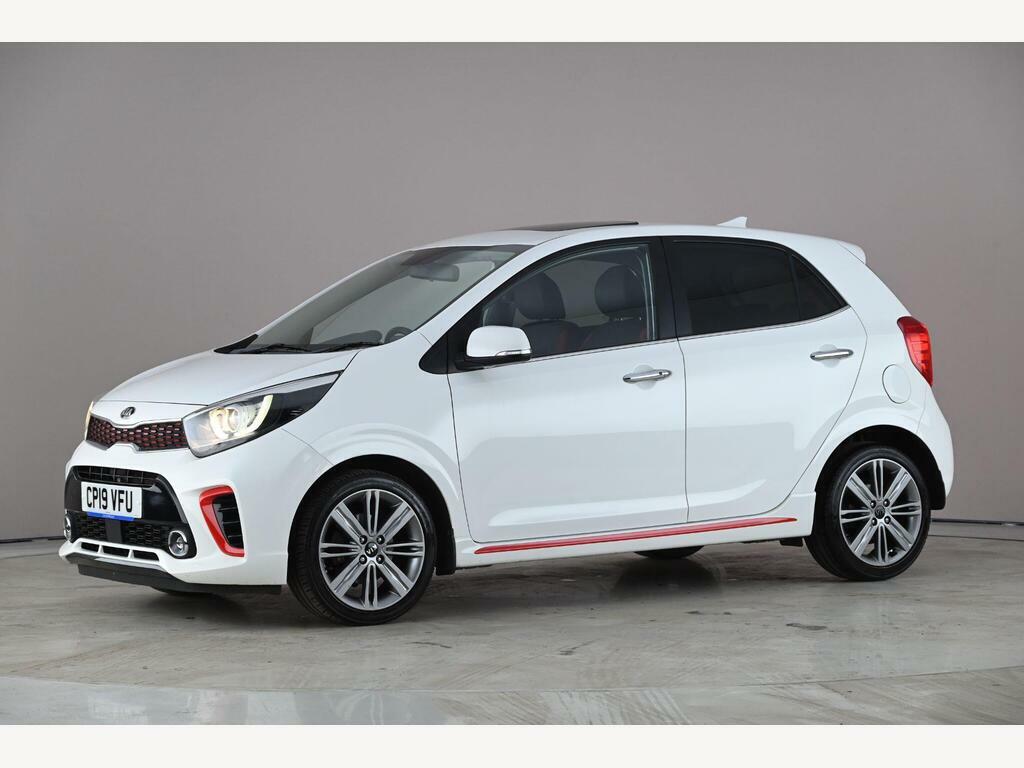 Kia Picanto 1.0 T-gdi Gt-line S Euro 6 CP19VFU White #2