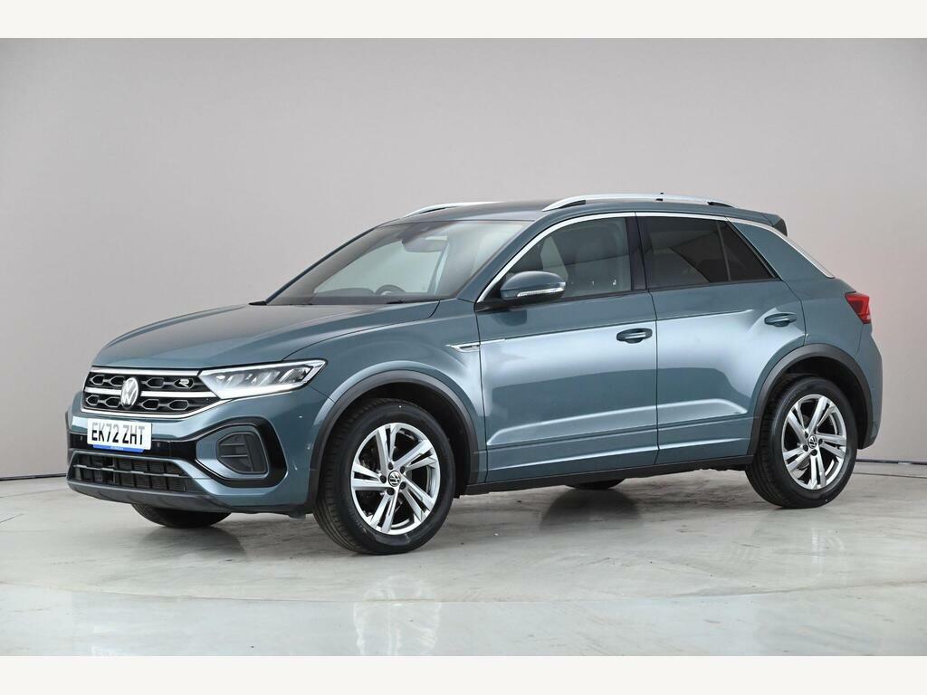 Volkswagen T-Roc 1.5 Tsi R-line Dsg Euro 6 Ss EK72ZHT Blue #3