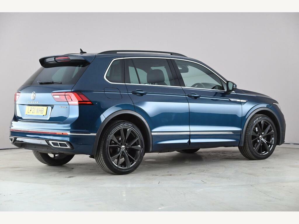 Volkswagen Tiguan 2.0 Tdi R-line Dsg 4Motion Euro 6 Ss LP21NHB Blue #3