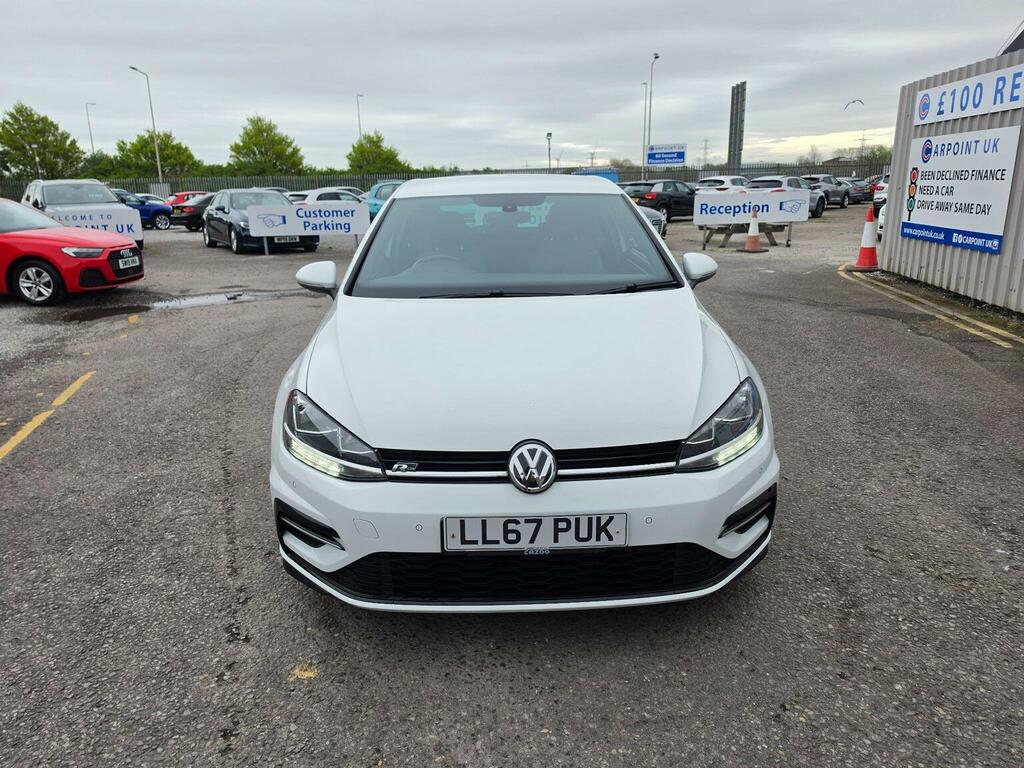 Volkswagen Golf Hatchback 1.5 Tsi Evo R-line Euro 6 Ss 201 LL67PUK White #2
