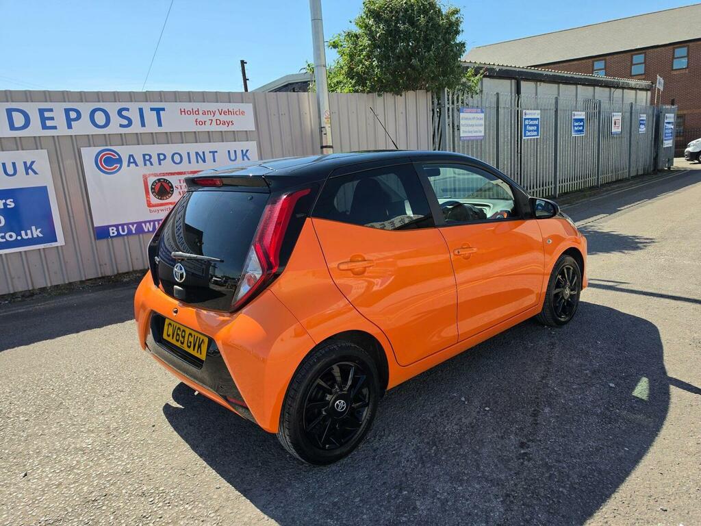 Toyota Aygo Hatchback 1.0 Vvt-i X-cite Euro 6 201969 CV69GVK Orange #6
