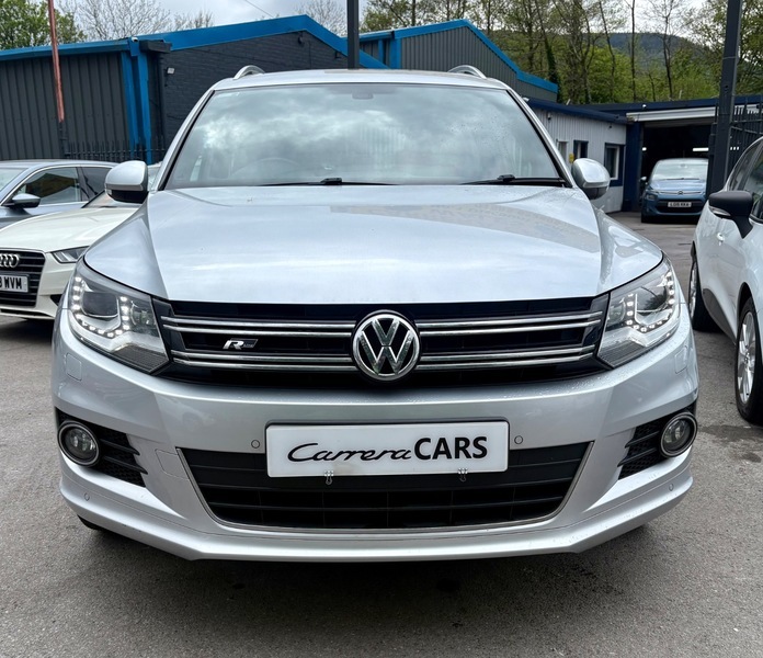 Volkswagen Tiguan R Line Tdi Bluemotion WH65UXK Silver #2