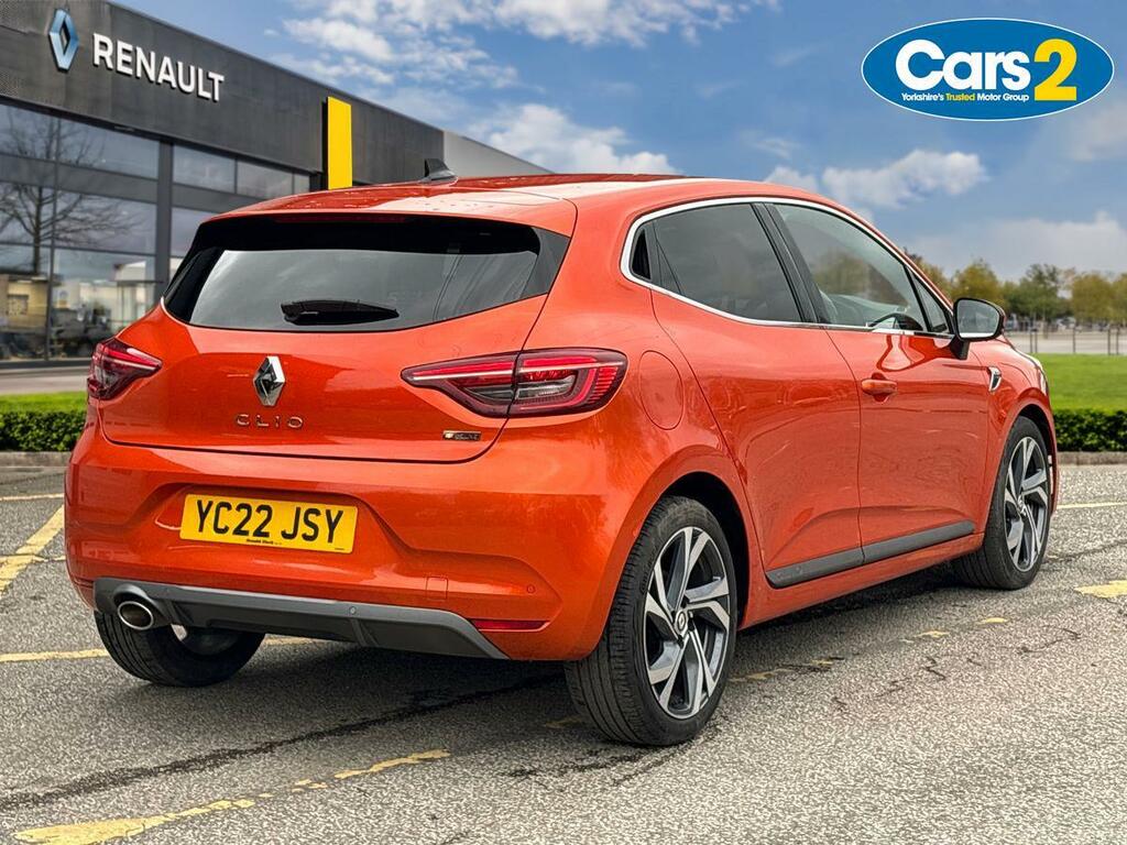 Renault Clio 1.0 Tce 90 Rs Line YC22JSY Orange #3