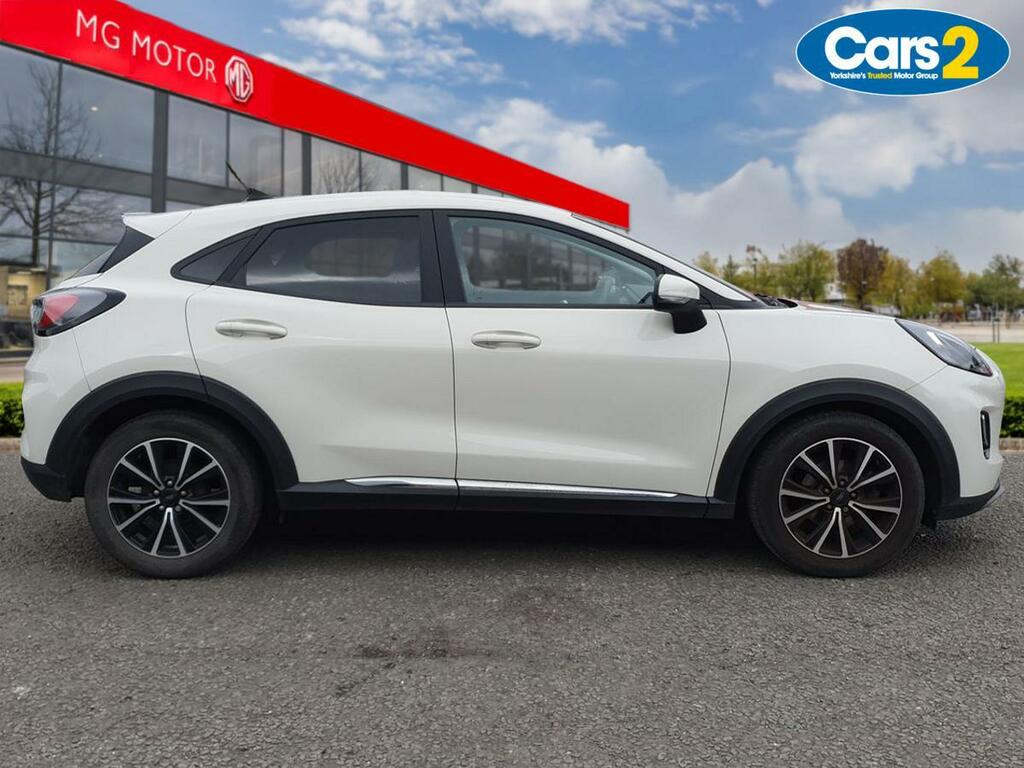 Ford Puma 1.0 Ecoboost Hybrid Mhev Titanium EN21OVU White #4