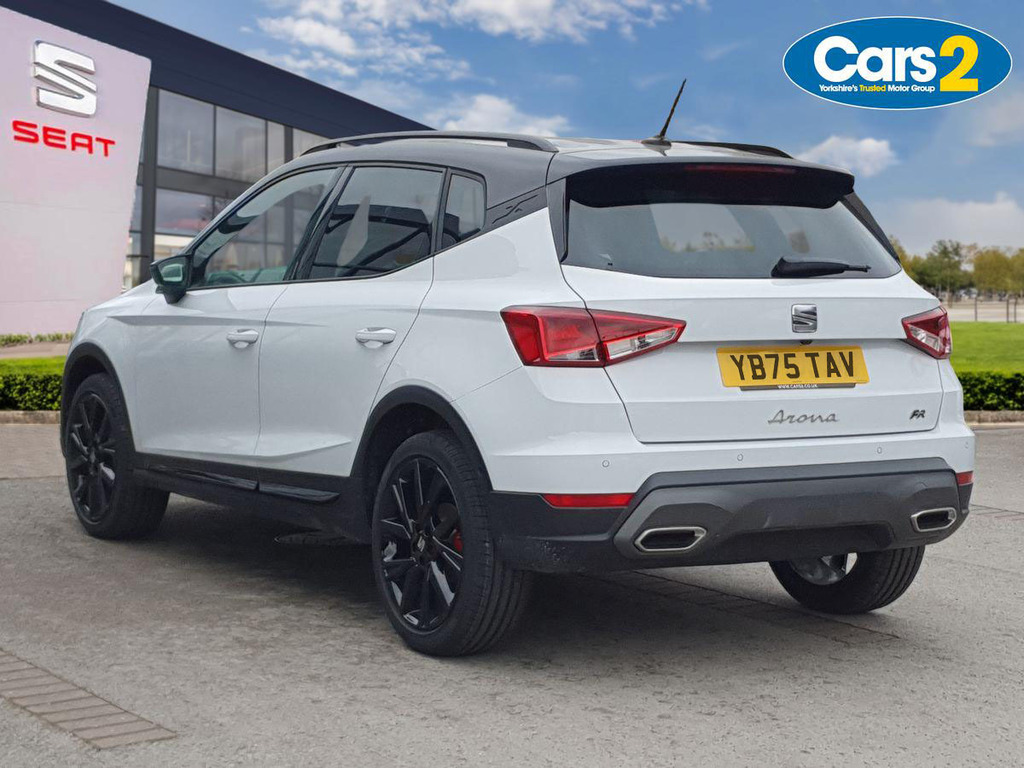Seat Arona 1.0 Tsi 115 Fr Black Edition YB75TAV White #5