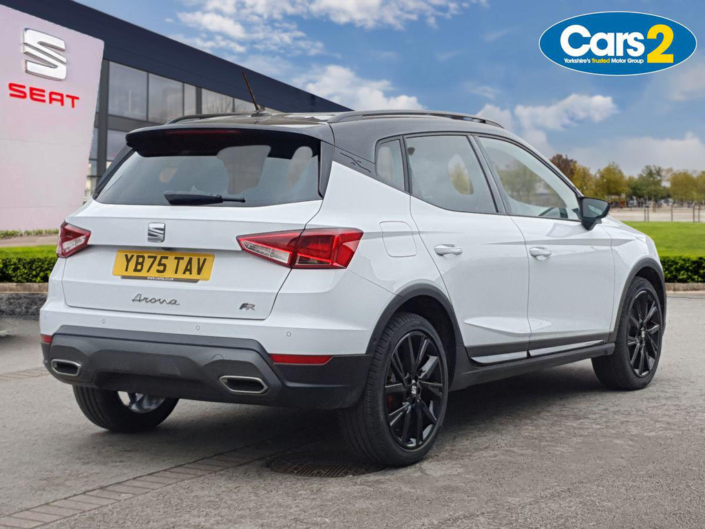 Seat Arona 1.0 Tsi 115 Fr Black Edition YB75TAV White #3