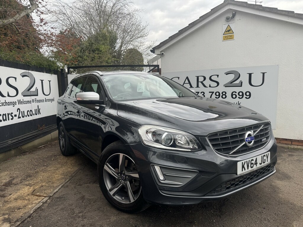Volvo XC60 Suv 2.0 D4 R-design Lux Nav 2014 KV64JGY Grey #2