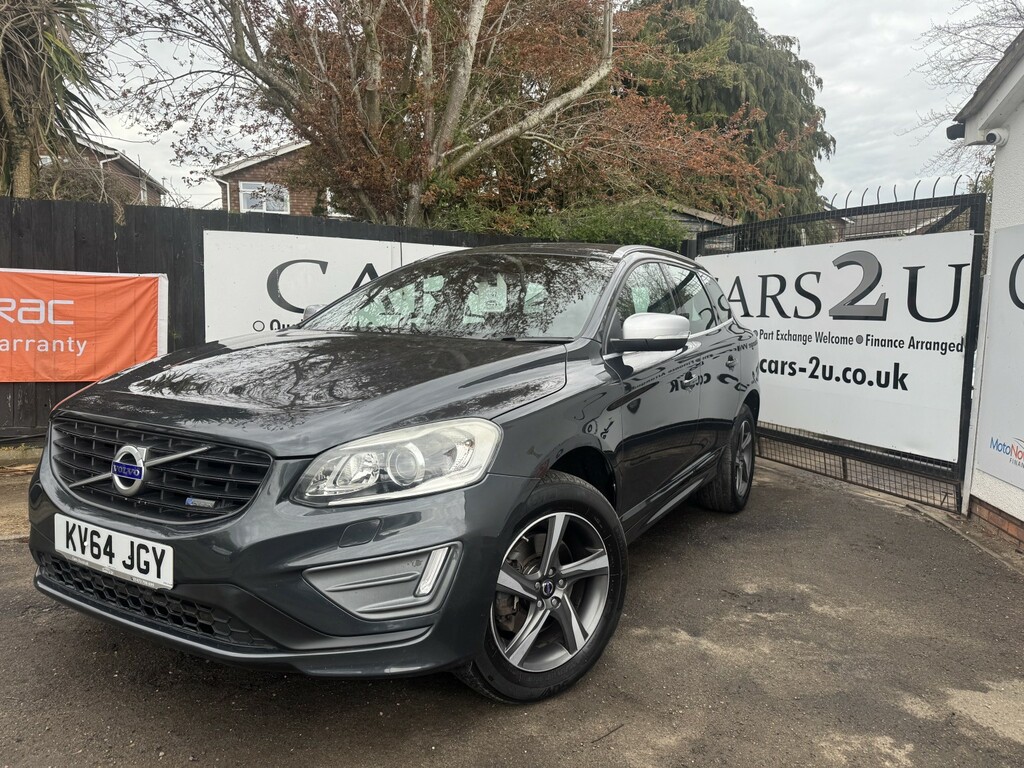 Volvo XC60 Suv 2.0 D4 R-design Lux Nav 2014 KV64JGY Grey #4