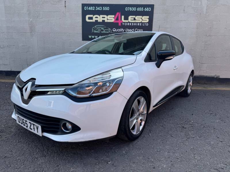 Renault Clio 1.2 16V Dynamique Nav - 2015 65 OU65ZTY White #3