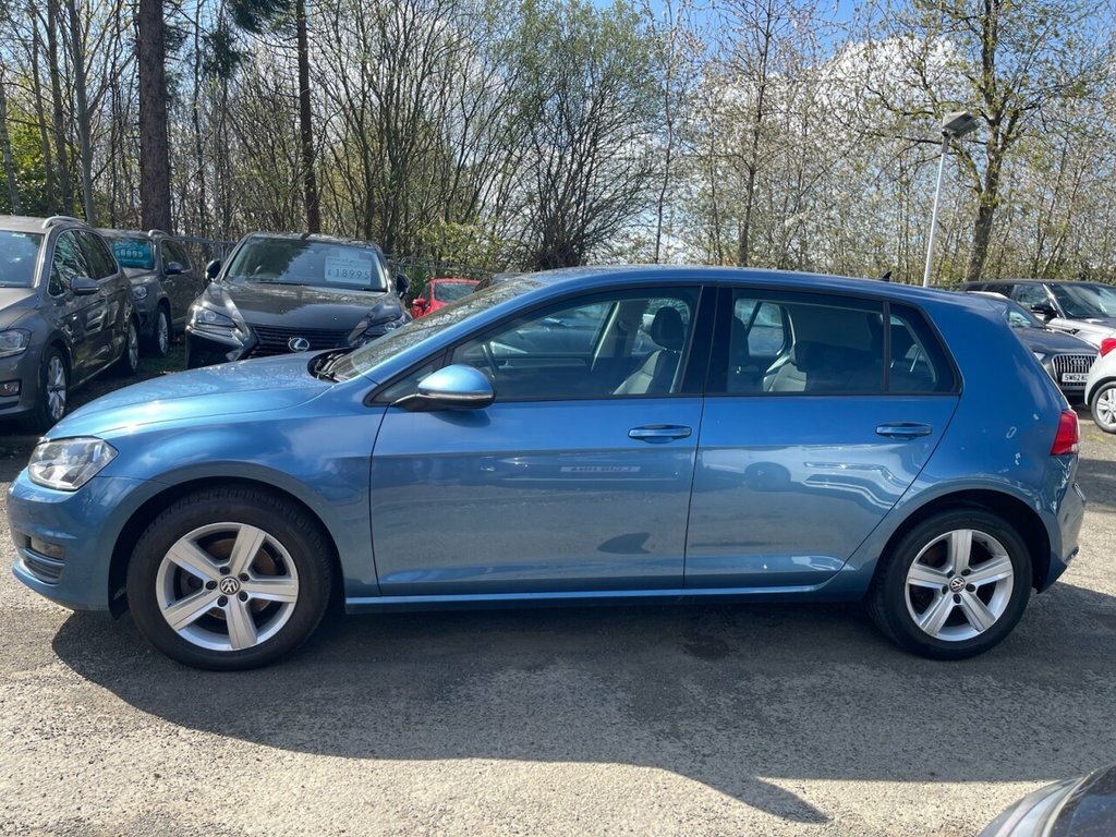 Volkswagen Golf 1L Match Edition GM66WZO Blue #4