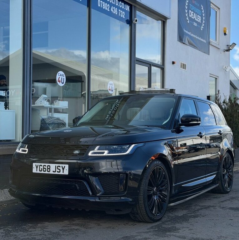 Land Rover Range Rover Sport 3L Dynamic YG68JSY Black #2