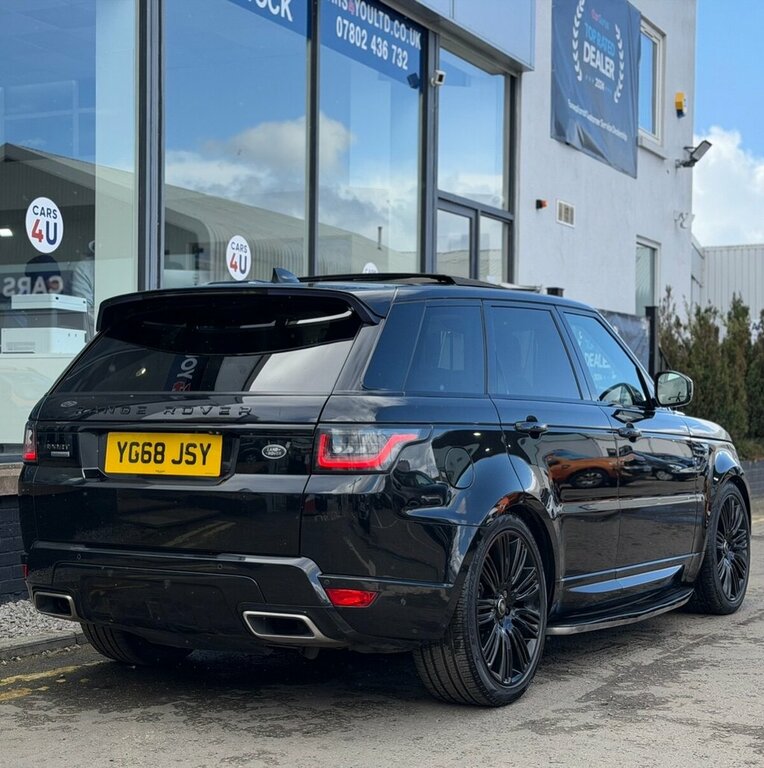 Land Rover Range Rover Sport 3L Dynamic YG68JSY Black #4