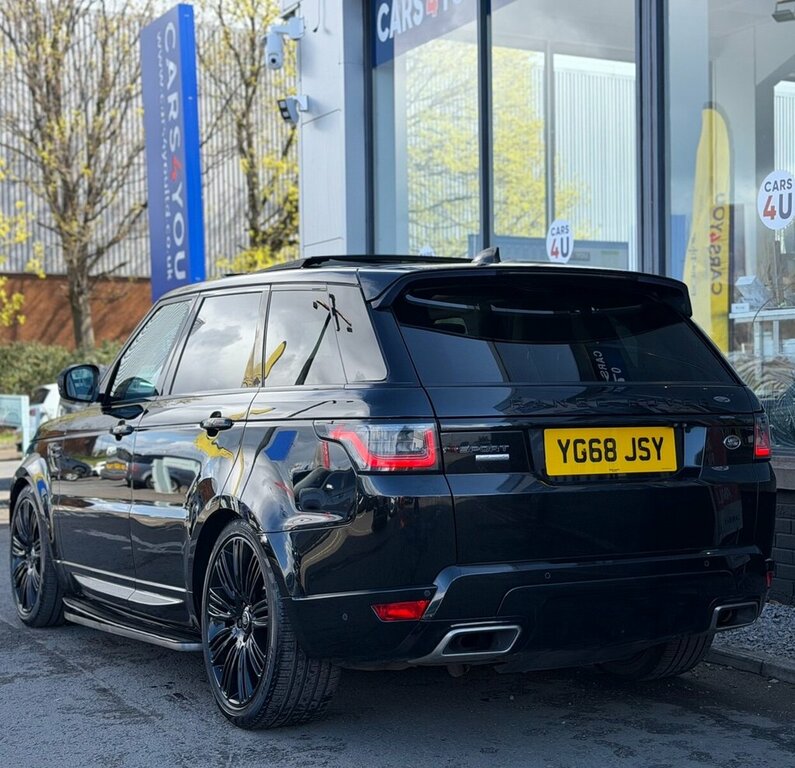 Land Rover Range Rover Sport 3L Dynamic YG68JSY Black #5