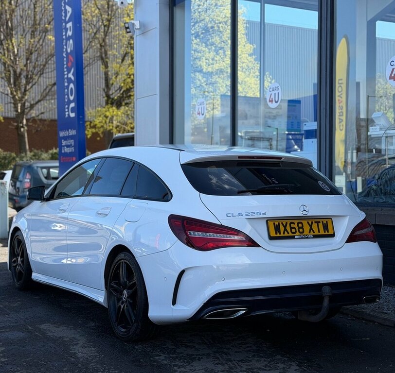 Mercedes-Benz CLA Class 2L Amg Line WX68XTW White #4