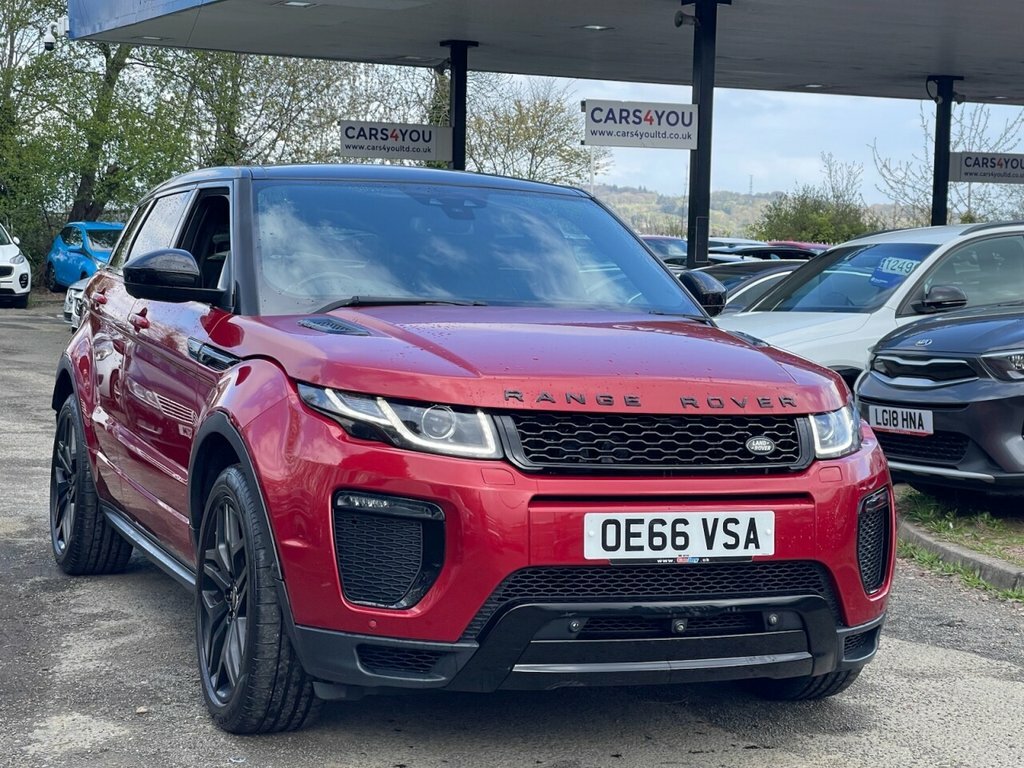 Land Rover Range Rover Evoque 2L Hse Dynamic Lux OE66VSA Red