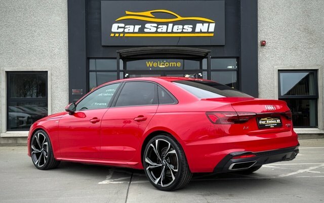 Audi A4 2.0 Tdi 40 S Line Saloon S Tronic Quatt YD72BGY Red #4