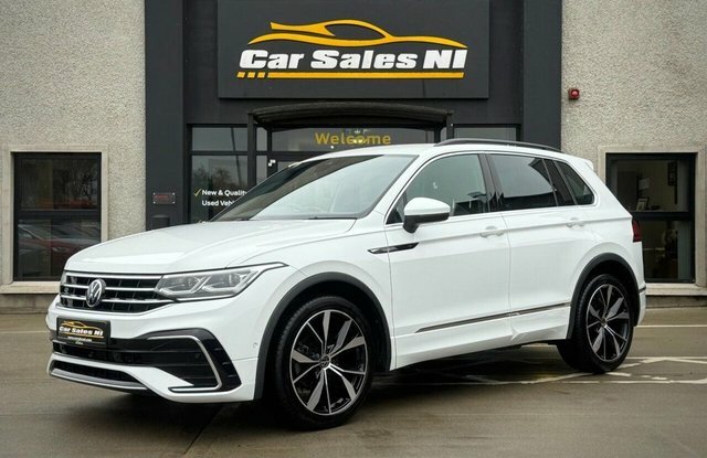 Volkswagen Tiguan 2.0 Tdi R-line Suv Dsg Euro 6 S S 15 DF72YTK White #2