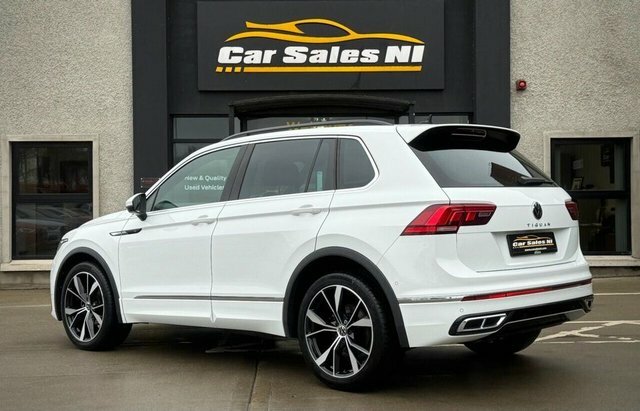Volkswagen Tiguan 2.0 Tdi R-line Suv Dsg Euro 6 S S 15 DF72YTK White #5