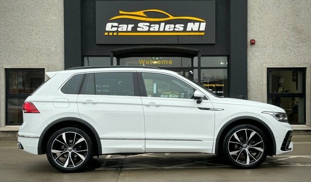 Volkswagen Tiguan 2.0 Tdi R-line Suv Dsg Euro 6 S S 15 DF72YTK White #3
