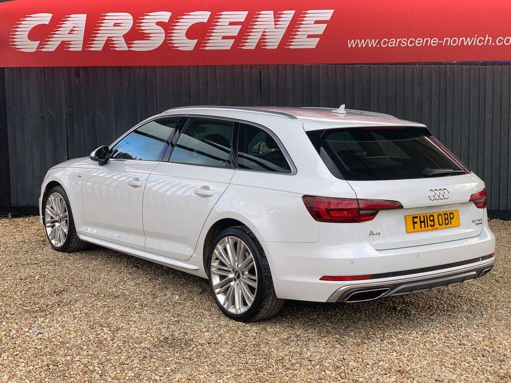 Audi A4 Avant 2.0 Tdi 40 S Line S Tronic Quattro Euro 6 Ss FH19OBP White #4