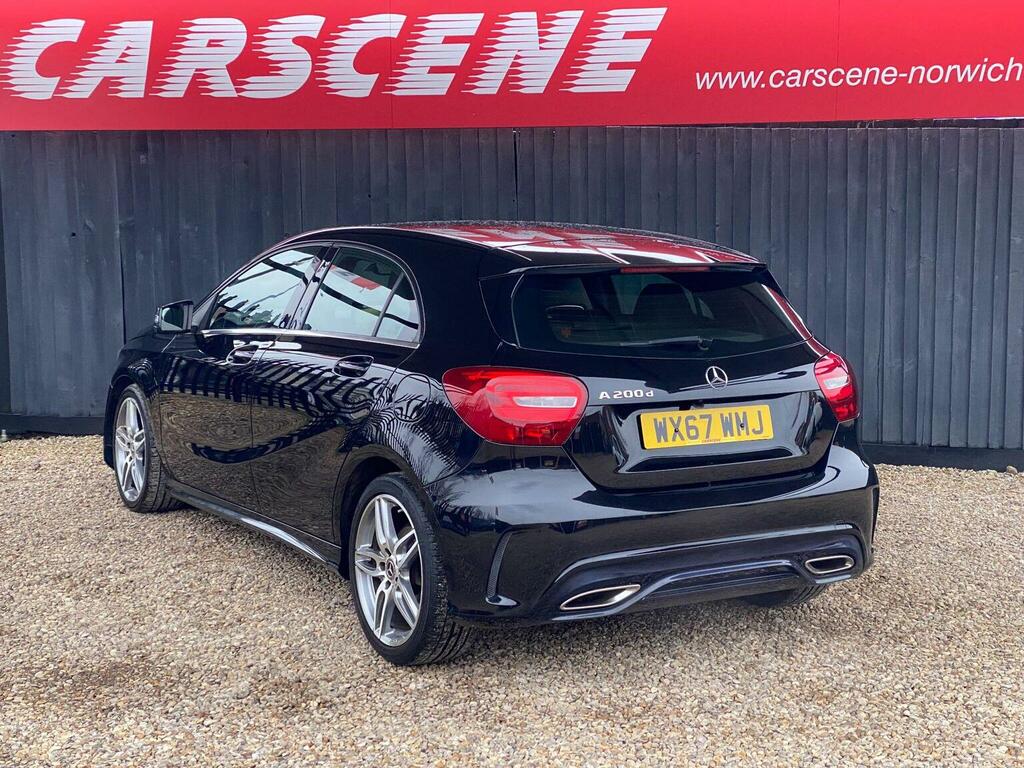 Mercedes-Benz A Class Hatchback 2.1 A200d Amg Line Euro 6 Ss 201 Black #4